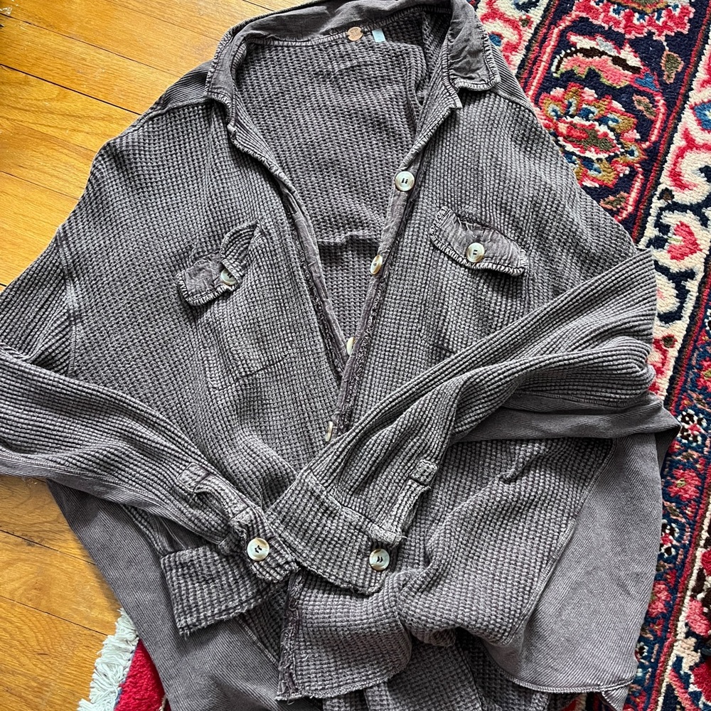 Brown One Scout Free People Jacket
